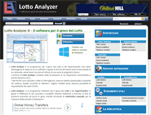 Tablet Screenshot of lottoanalyzer.it